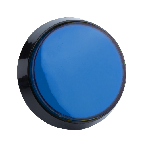 46mm 파란색 원형 LED 아케이드 스위치 버튼